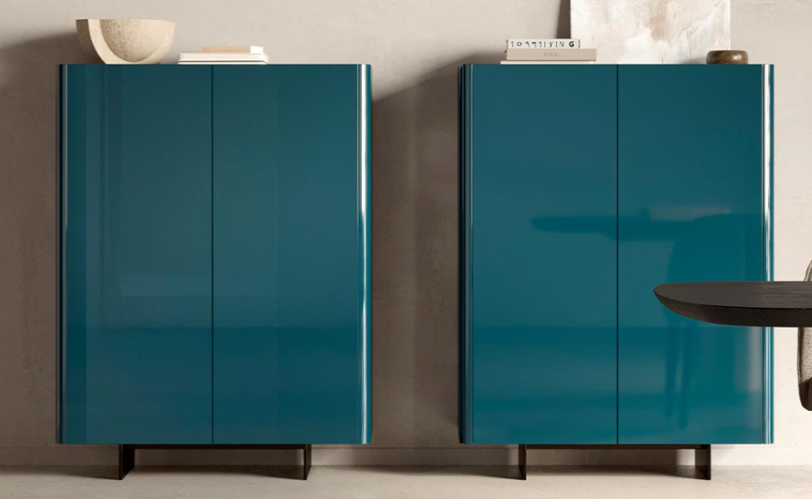 ALMA Highboard / Kommode von Eforma lackiert in verschiedenen Farben 100x45x130 H
