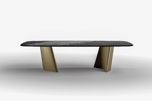 ACHILLE Glass Top – exklusiver Design Esstisch mit Glasplatte von Eforma