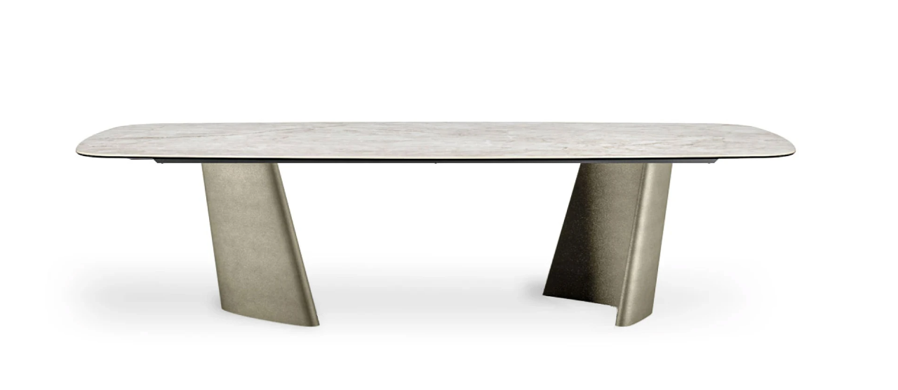 Eforma ACHILLE Ceramic Top – exklusiver Design Esstisch mit Keramikplatte in verschiedenen Größen