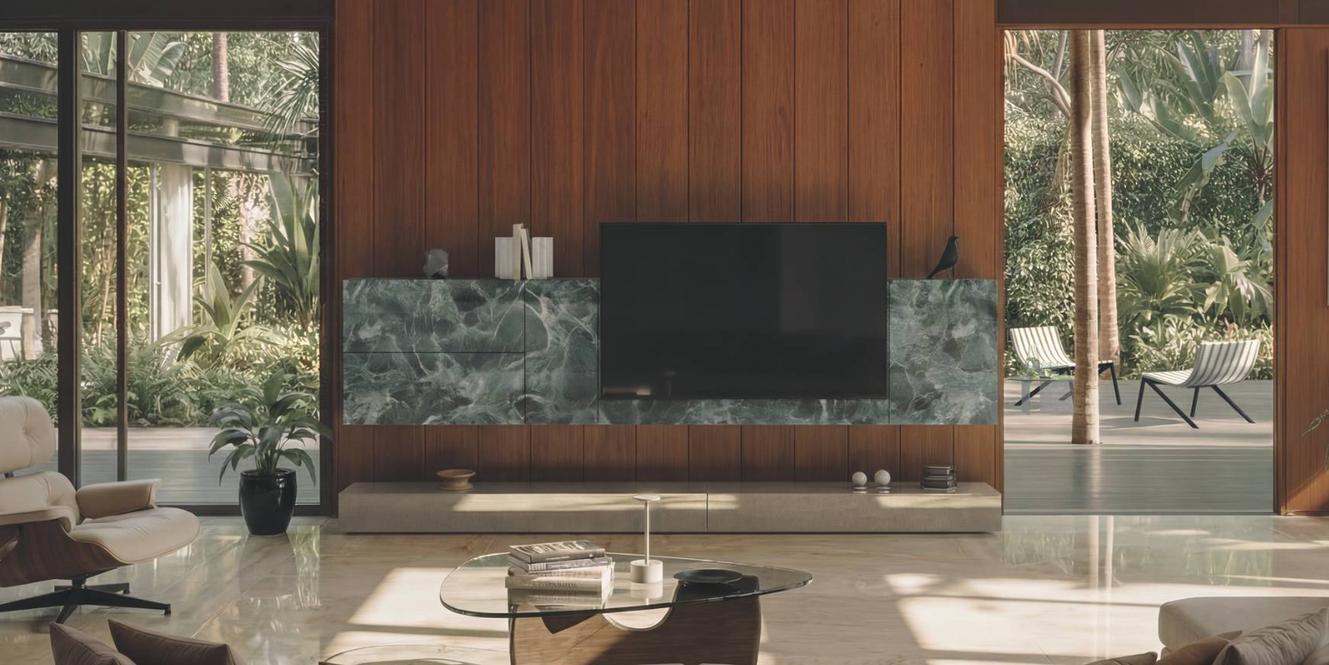 Lago 36e8 Cinema Wall Unit TV Wand 368x73
