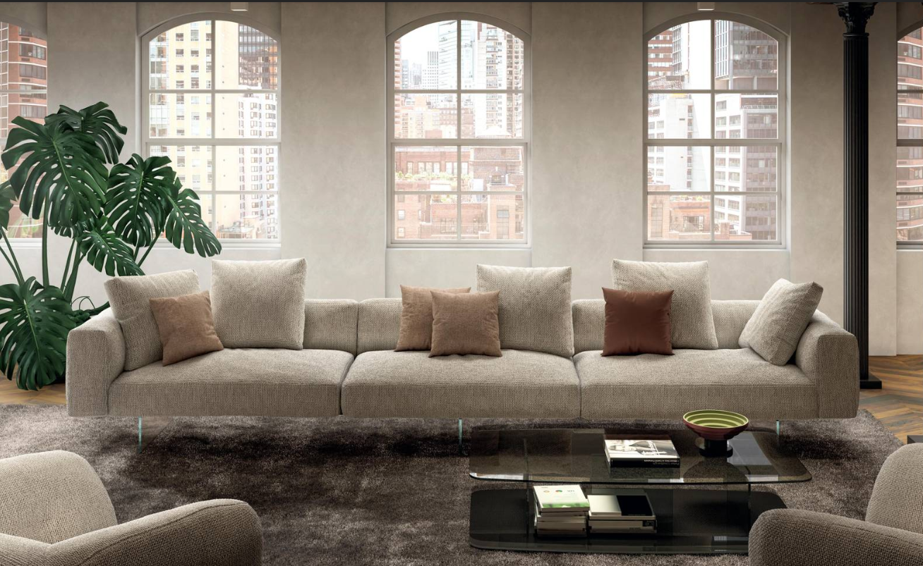 LAGO Air Soft Sofa – 2690 Designersofa Divan L426.8CM - P103CM - A67CM