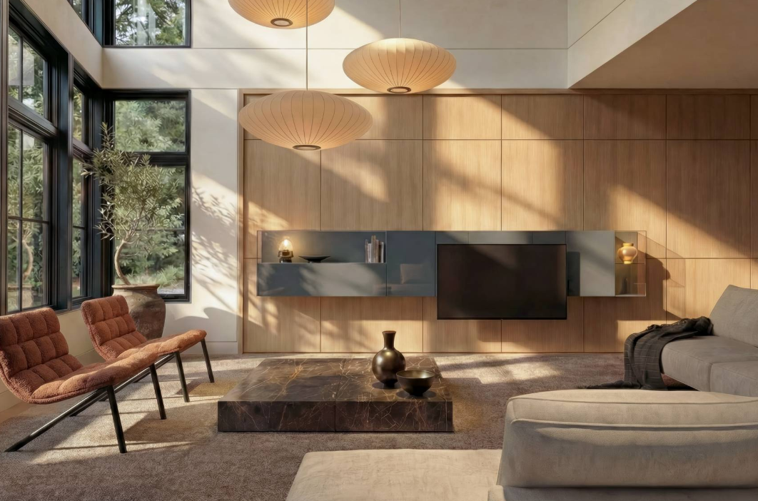 Lago 36e8 Cinema Wall Unit TV Wand 441,6x27x86,4